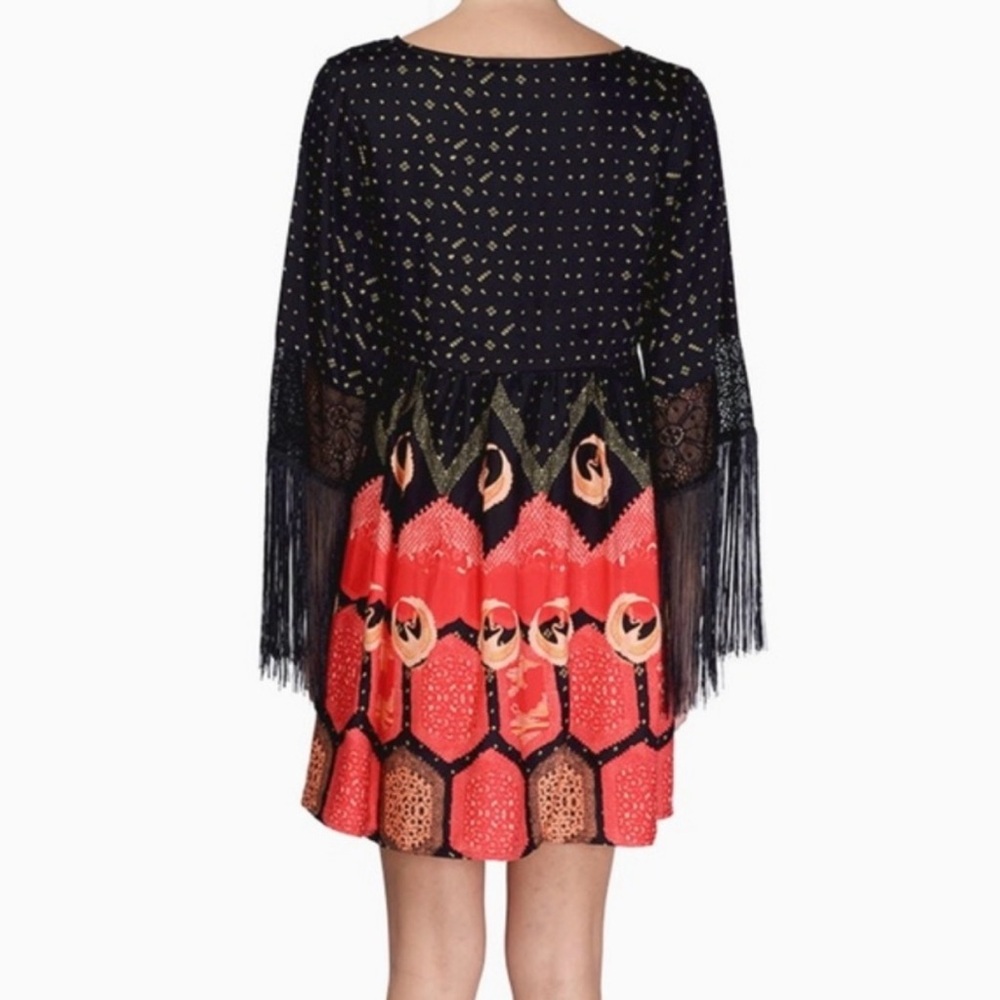 MINKPINK Dancing Crane Fringe Mini Dress - Picture 3 of 9